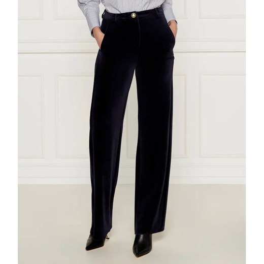 Marella SPORT Spodnie BOSCHI | flare fit ze sklepu Gomez Fashion Store w kategorii Spodnie damskie - zdjęcie 185674895