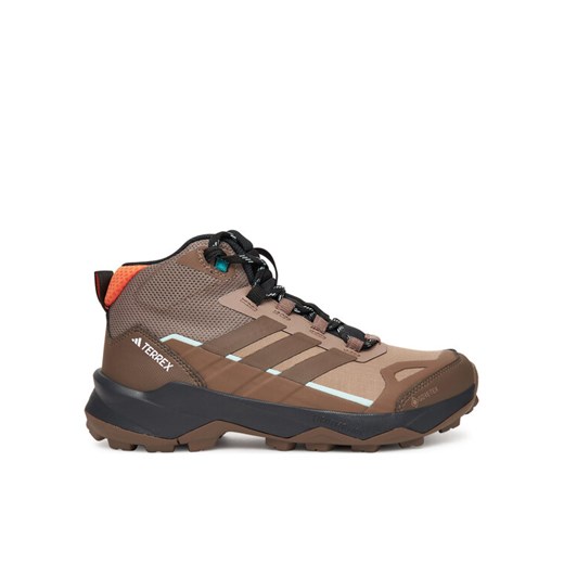 Trekkingi adidas Terrex Skychaser AX5 Mid GORE-TEX JH7808 Brązowy ze sklepu eobuwie.pl w kategorii Buty trekkingowe damskie - zdjęcie 185675038