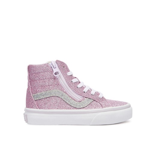 Sneakersy Vans SK8-Hi Reissue Side Zip VN000CYEEMY1 Różowy ze sklepu eobuwie.pl w kategorii Buty sportowe dziecięce - zdjęcie 185675085