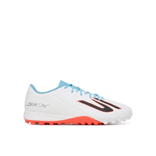 Buty do piłki nożnej Skechers Gold Tf 252124 WTQP Biały ze sklepu eobuwie.pl w kategorii Buty sportowe męskie - zdjęcie 185675108