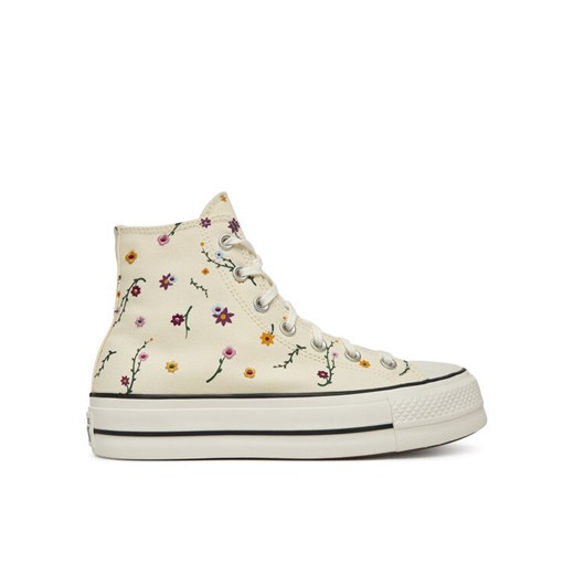 Trampki Converse Chuck Taylor All Star Lift A15536C Écru ze sklepu eobuwie.pl w kategorii Trampki damskie - zdjęcie 185675145
