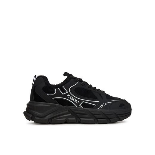Sneakersy Iceberg IU1706M Czarny ze sklepu eobuwie.pl w kategorii Buty sportowe męskie - zdjęcie 185675169