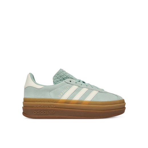 Sneakersy adidas Gazelle Bold JS3902 Zielony ze sklepu eobuwie.pl w kategorii Buty sportowe damskie - zdjęcie 185675215