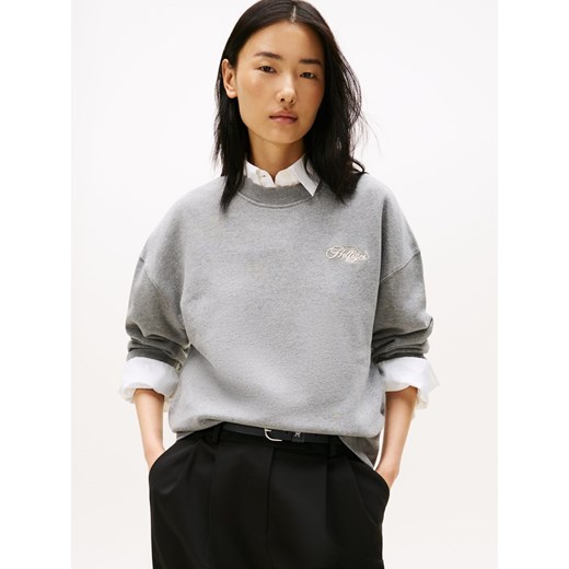 Tommy Hilfiger Bluza damska Kobiety Bawełna szary marmurkowy ze sklepu vangraaf w kategorii Bluzy damskie - zdjęcie 185676835