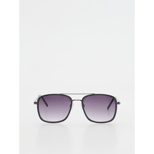 Reserved - Okulary przeciwsłoneczne aviator - czarny ze sklepu Reserved w kategorii Okulary przeciwsłoneczne męskie - zdjęcie 185678108