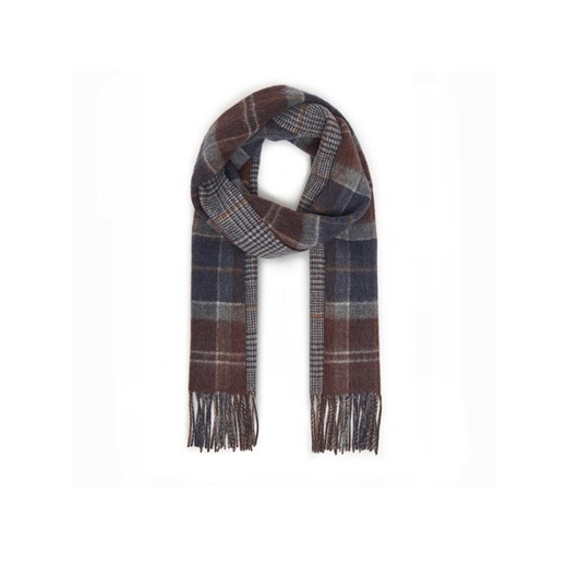 Barbour Szalik Dramside Reversible USC0401TN38 Brązowy ze sklepu MODIVO w kategorii Szaliki męskie - zdjęcie 185679028