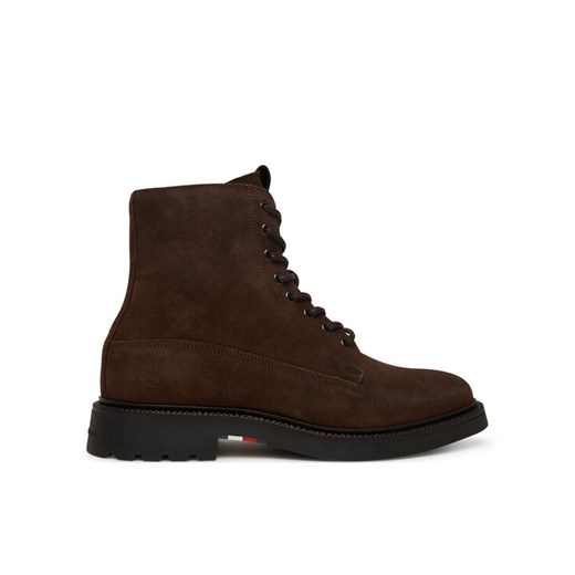 Tommy Hilfiger Kozaki Comfort Lwt FM0FM05594 Brązowy ze sklepu MODIVO w kategorii Buty zimowe męskie - zdjęcie 185679049