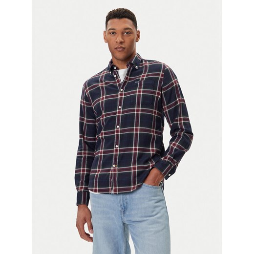 Barbour Koszula Crossfell MSH4995BL53 Granatowy Tailored Fit ze sklepu MODIVO w kategorii Koszule męskie - zdjęcie 185679107
