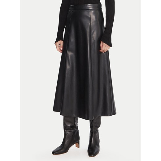 Marella Spódnica z imitacji skóry Vally 2525776022 Czarny Regular Fit ze sklepu MODIVO w kategorii Spódnice - zdjęcie 185679237