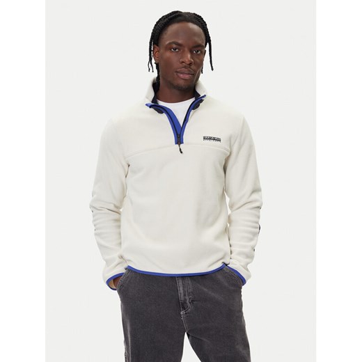 Napapijri Polar T-Dergana NP0A88UZ Beżowy Regular Fit ze sklepu MODIVO w kategorii Bluzy męskie - zdjęcie 185679295
