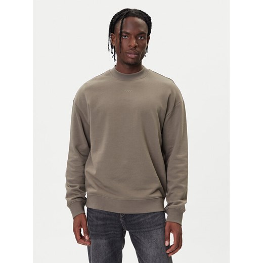 HUGO Bluza Dapocrew 50525892 Beżowy Relaxed Fit ze sklepu MODIVO w kategorii Bluzy męskie - zdjęcie 185679297