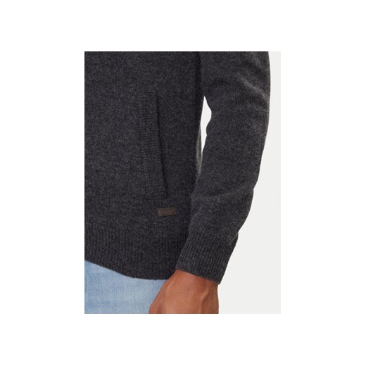 Barbour Kardigan Essential Elbow-Patch MKN0731CH51 Szary Regular Fit Barbour M MODIVO