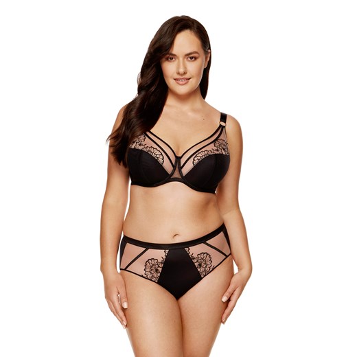 Kala figi z ozdobnym haftem w kwiaty Gorteks 42 okazyjna cena GORTEKS