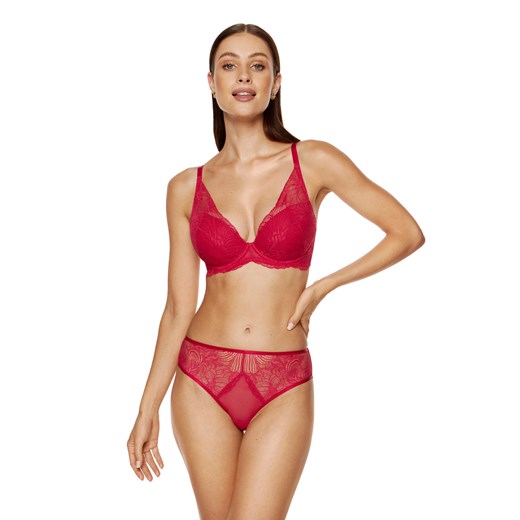 Rouge biustonosz push-up koronkowy ze sklepu GORTEKS w kategorii Biustonosze - zdjęcie 185683045