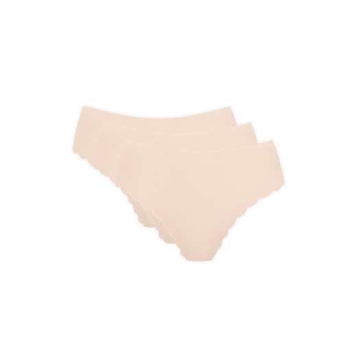 Lucky majtki bezszwowe z ozdobną krawędzią trójpak ze sklepu GORTEKS w kategorii Majtki damskie - zdjęcie 185683125