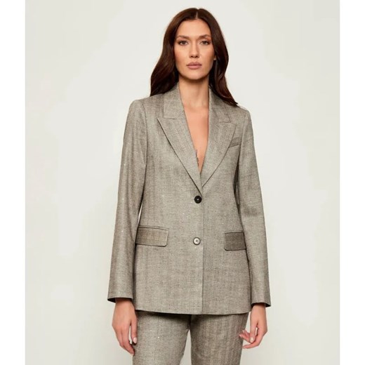 Marc Cain Marynarka | Loose fit | z dodatkiem wełny ze sklepu Gomez Fashion Store w kategorii Marynarki damskie - zdjęcie 185683808