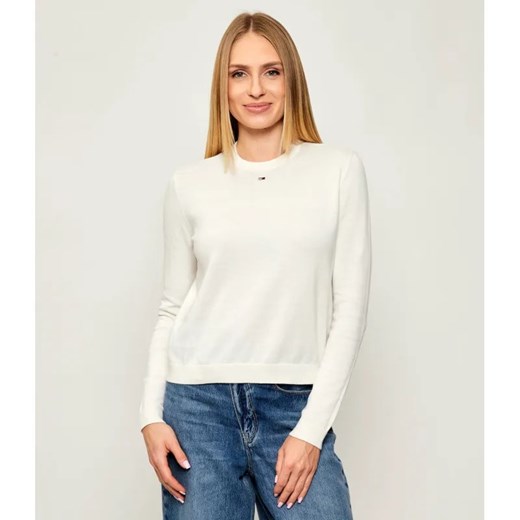 Tommy Jeans Sweter ESSENTIAL | Regular Fit ze sklepu Gomez Fashion Store w kategorii Swetry damskie - zdjęcie 185683818