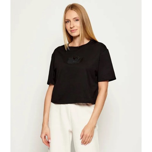 Armani Exchange T-shirt | Cropped Fit ze sklepu Gomez Fashion Store w kategorii Bluzki damskie - zdjęcie 185683839