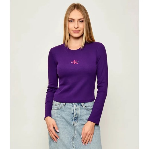 Calvin Klein Jeans Bluzka | Cropped Fit ze sklepu Gomez Fashion Store w kategorii Bluzki damskie - zdjęcie 185683908