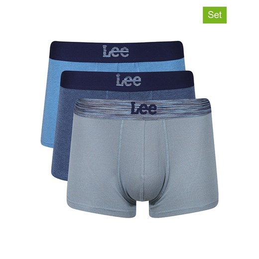 LEE Underwear Bokserki (3 pary) &quot;Thain&quot; w kolorze niebieskim, Lee Underwear XL promocyjna cena Limango Polska