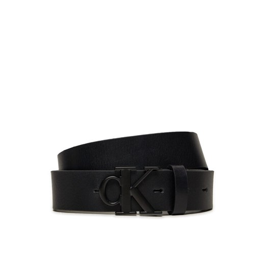 Pasek Męski Calvin Klein Jeans K50K512068 Czarny ze sklepu eobuwie.pl w kategorii Paski męskie - zdjęcie 185686676