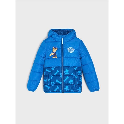 Sinsay - Pikowana kurtka z kapturem PAW Patrol - mid blue ze sklepu Sinsay w kategorii Kurtki chłopięce - zdjęcie 185689679