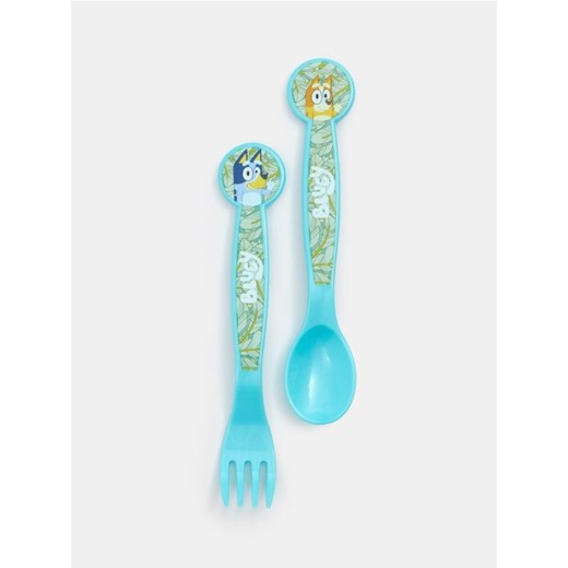 Sinsay - Zestaw sztućców dziecięcych Bluey 2 pack - wielobarwny ze sklepu Sinsay w kategorii Dom - zdjęcie 185689725