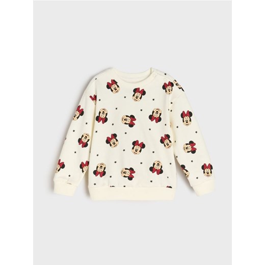 Sinsay - Bluza Minnie Mouse - kremowy - id: 576GK-01X - marki Sinsay - 185689735 Sinsay - Bluza Minnie Mouse - kremowy ze sklepu Sinsay w kategorii Bluzy i swetry - zdjęcie 185689735