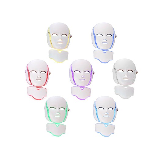 DAM Maska LED w kolorze białym do twarzy Dam onesize Limango Polska okazja