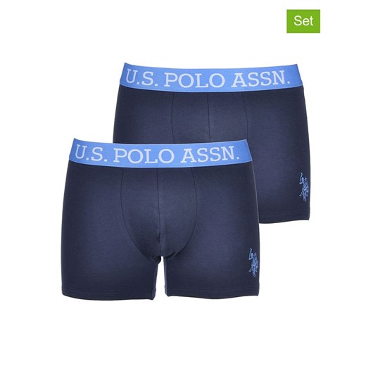 U.S. Polo Assn. Bokserki (2 pary) w kolorze granatowym ze sklepu Limango Polska w kategorii Majtki męskie - zdjęcie 185691056