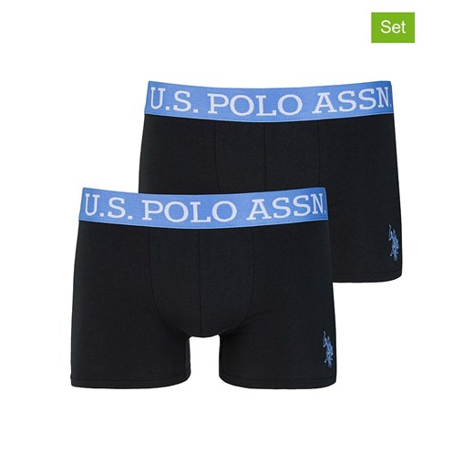 U.S. Polo Assn. Bokserki (2 pary) w kolorze czarnym ze sklepu Limango Polska w kategorii Majtki męskie - zdjęcie 185691057