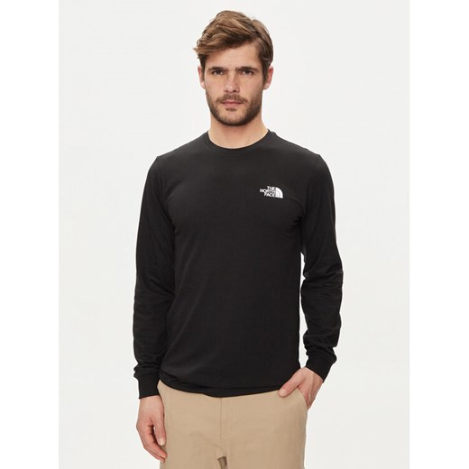 The North Face Longsleeve Redbox NF0A87NN Czarny Regular Fit ze sklepu MODIVO w kategorii T-shirty męskie - zdjęcie 185691397