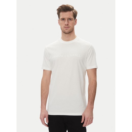 Armani Exchange T-Shirt XM000554 AF10356 U0009 Biały Regular Fit ze sklepu MODIVO w kategorii T-shirty męskie - zdjęcie 185691408
