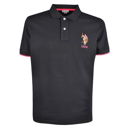 U.S. Polo Assn. Koszulka polo w kolorze czarnym ze sklepu Limango Polska w kategorii T-shirty męskie - zdjęcie 185692586