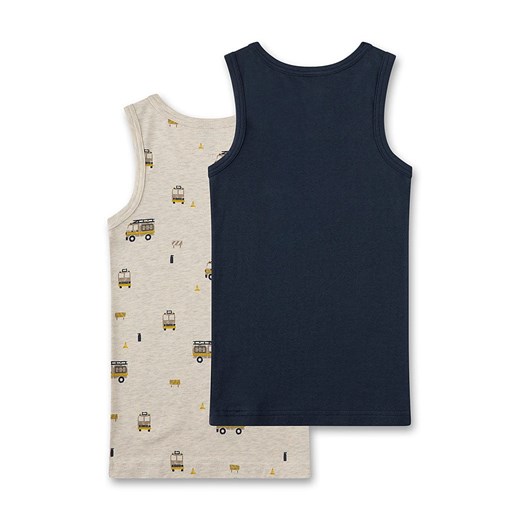 Sanetta Podkoszulki (2 szt.) w kolorze beżowo-granatowym Sanetta 128 okazja Limango Polska