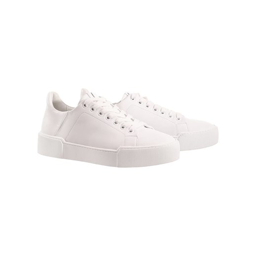 Högl Skórzane sneakersy w kolorze białym ze sklepu Limango Polska w kategorii Trampki damskie - zdjęcie 185692698