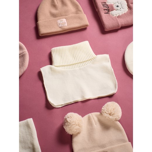 Sinsay - Szalik golf - kremowy Sinsay S Sinsay