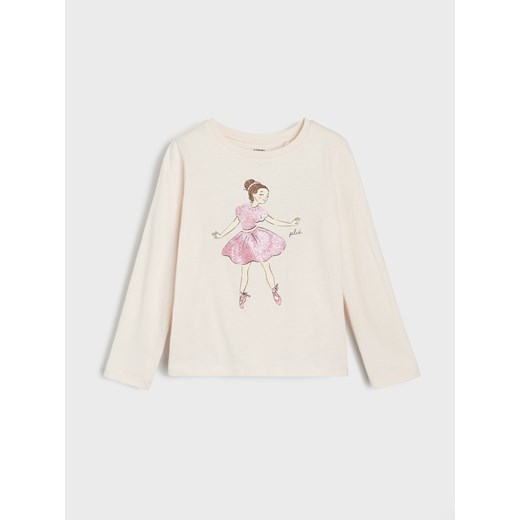 Sinsay - Bawełniana koszulka z nadrukiem 2 pack - wielobarwny Sinsay 122 (6-7 l) Sinsay