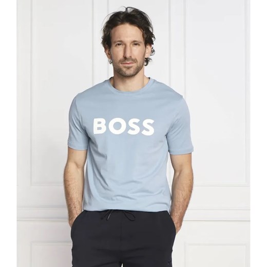 BOSS ORANGE T-shirt Thinking 1 | Regular Fit ze sklepu Gomez Fashion Store w kategorii T-shirty męskie - zdjęcie 185694409