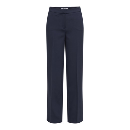 ONLY Spodnie materiałowe Raven 15357586 Granatowy Straight Fit ze sklepu MODIVO w kategorii Spodnie damskie - zdjęcie 185695059