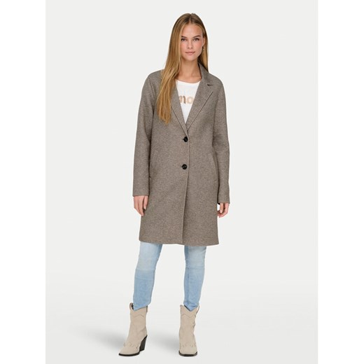 ONLY Płaszcz przejściowy Sedona 15321862 Szary Regular Fit ze sklepu MODIVO w kategorii Płaszcze damskie - zdjęcie 185695097