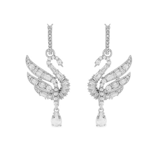 Swarovski Kolczyki Swan 5723388 Srebrny ze sklepu MODIVO w kategorii Kolczyki - zdjęcie 185695146