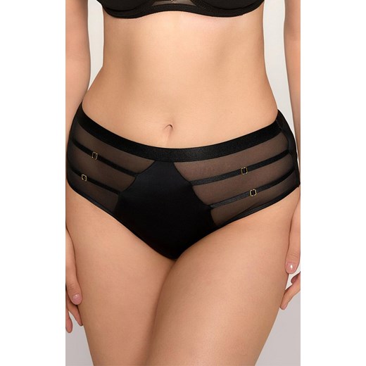 Marilyn figi damskie z wysokim stanem Margaret, Kolor czarny, Rozmiar XL, Marilyn ze sklepu Intymna w kategorii Majtki damskie - zdjęcie 185696638