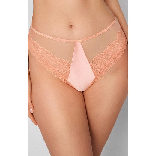 Marilyn koronkowe figi damskie Melon, Kolor brzoskwiniowy, Rozmiar L, Marilyn ze sklepu Intymna w kategorii Majtki damskie - zdjęcie 185696645