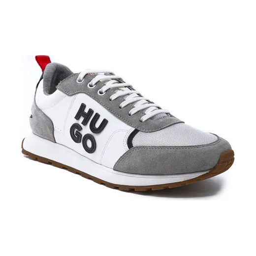 HUGO Sneakersy Icelin | z dodatkiem skóry ze sklepu Gomez Fashion Store w kategorii Buty sportowe męskie - zdjęcie 185696769