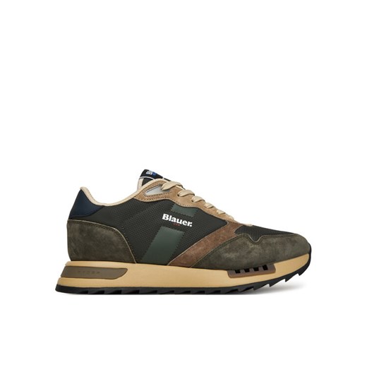 Sneakersy Blauer F5RYDER01/NYN Zielony ze sklepu eobuwie.pl w kategorii Buty sportowe męskie - zdjęcie 185697307