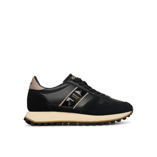 Blauer Sneakersy F5MILLEN03/LES Czarny ze sklepu MODIVO w kategorii Buty sportowe damskie - zdjęcie 185698197