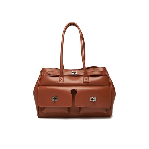 Gino Rossi Torebka EO-CLOVER-X10167 Brązowy ze sklepu MODIVO w kategorii Torby Shopper bag - zdjęcie 185698219