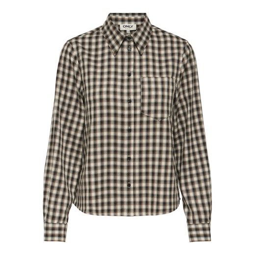 ONLY Koszula Liva 15355446 Beżowy Regular Fit ze sklepu MODIVO w kategorii Koszule damskie - zdjęcie 185698288