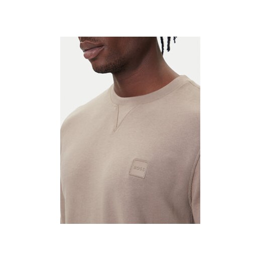 BOSS Bluza Westart 50509323 Beżowy Regular Fit M MODIVO